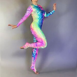 Catsuit/bodysuit for dance, aerial, gymnastics, acrobatics, contortion, etc.